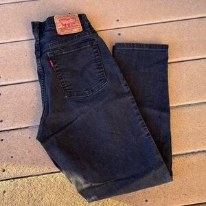 Vintage Black Levi's 550 Tapered Jeans